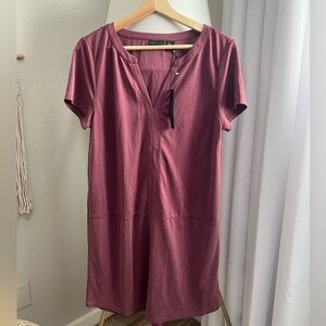 NWT Tahari Plum Shift Dress | NWT | Size Large | 72% Modal 28% Polyester
